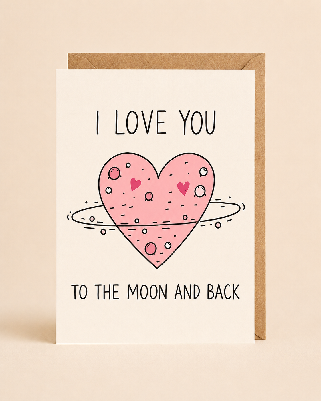 I love you to the moon and back.
